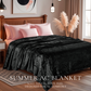 Midnight Black Super Soft All Season Premium AC Blanket