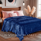 Cobalt Blue Super Soft All Season Premium AC Blanket