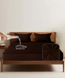 Rich Brown Terry Solid Mattress Protector