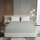 Green 100% Waterproof Cotton Feel Ultrasonic Quilted Fitted Mattress Protector