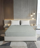 Green 100% Waterproof Cotton Feel Ultrasonic Quilted Fitted Mattress Protector