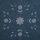JSHOMEFINISHING Premium Embroidered Cotton Blend Bedsheet with 2 Quilted Pillow Covers | Soft & Breathable Double Bed Bedsheet | Elegant Floral Embroidery | Luxury Bedding Set | Navy Blue