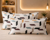 Vintage Grid Pillow Cover Set of 2